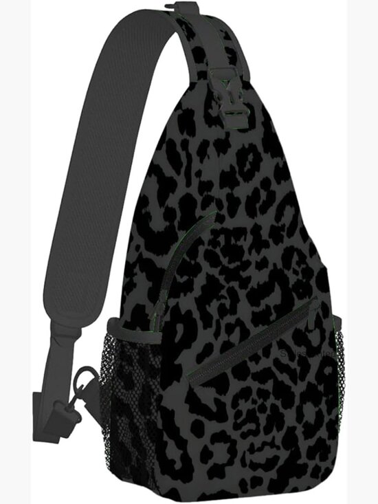Leopard Print Sling Backpack Crossbody Bag Adjustable Strap Anti Theft Travel main image 6